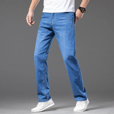 Lässige gerade Denim-Jeans