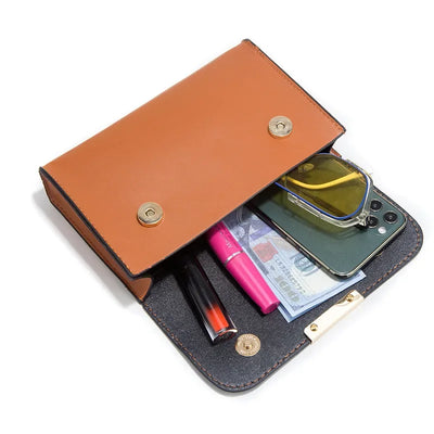 Sabina | Elegantes Handtaschenset mit Krokodilhautmuster, Handtasche und Clutch