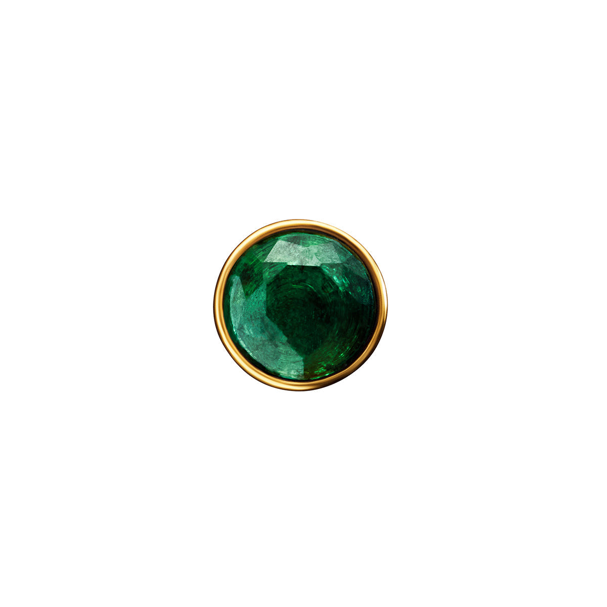 Floating Birthstone Heart Bracelet (Gold)