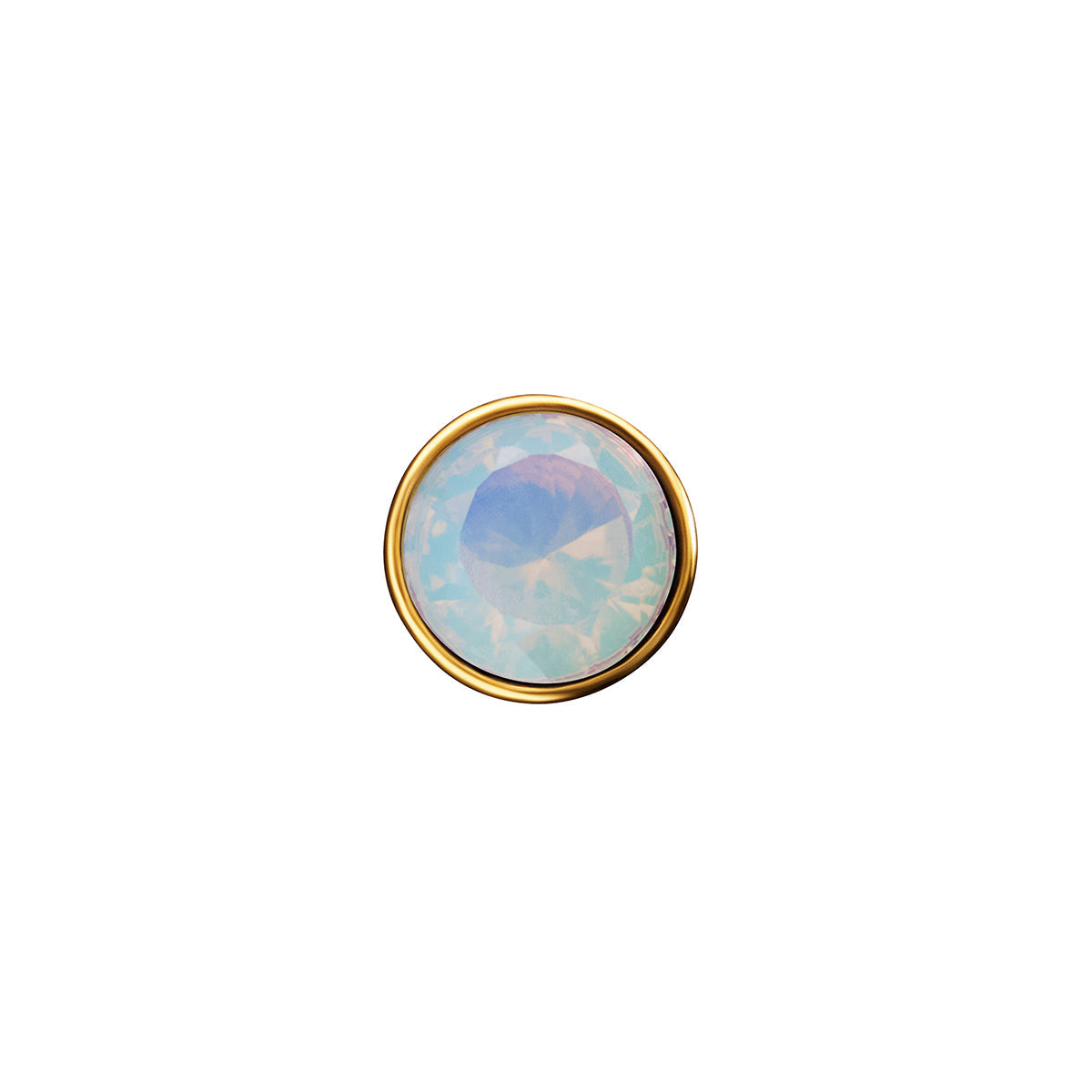 Floating Birthstone Heart Bracelet (Gold)