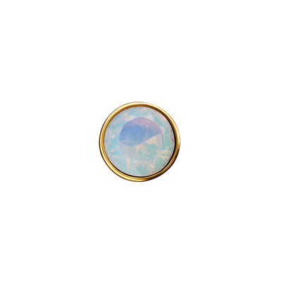Floating Birthstone Heart Bracelet (Gold)