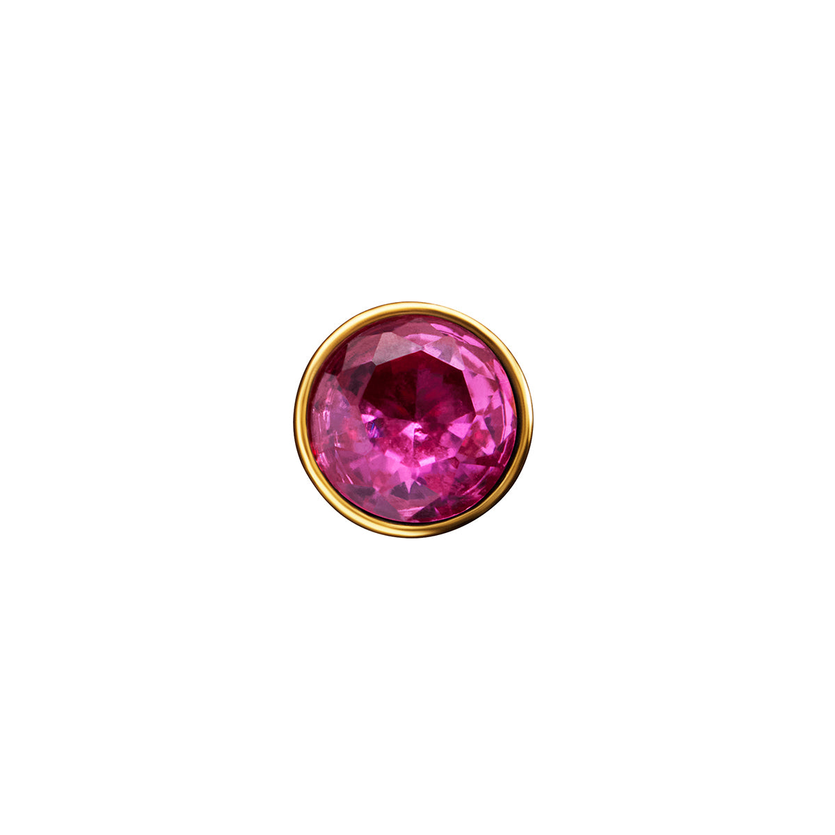 Floating Birthstone Heart Bracelet (Gold)