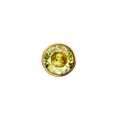 Floating Birthstone Heart Bracelet (Gold)