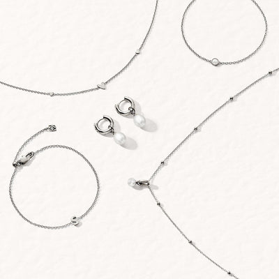 Mini Heart Necklace (Silver)