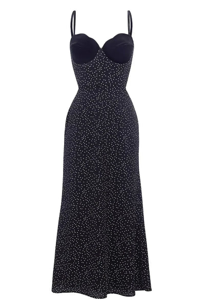 Selina™ | Satin Slip Midi Dress