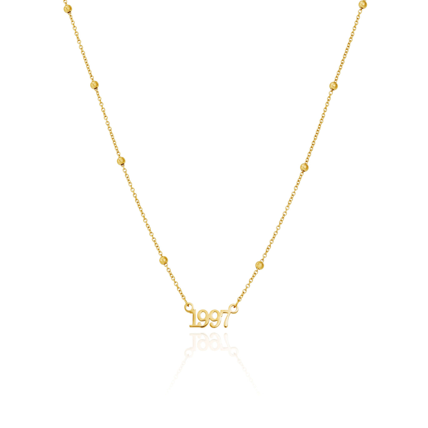 Editorial Date Necklace (Gold)