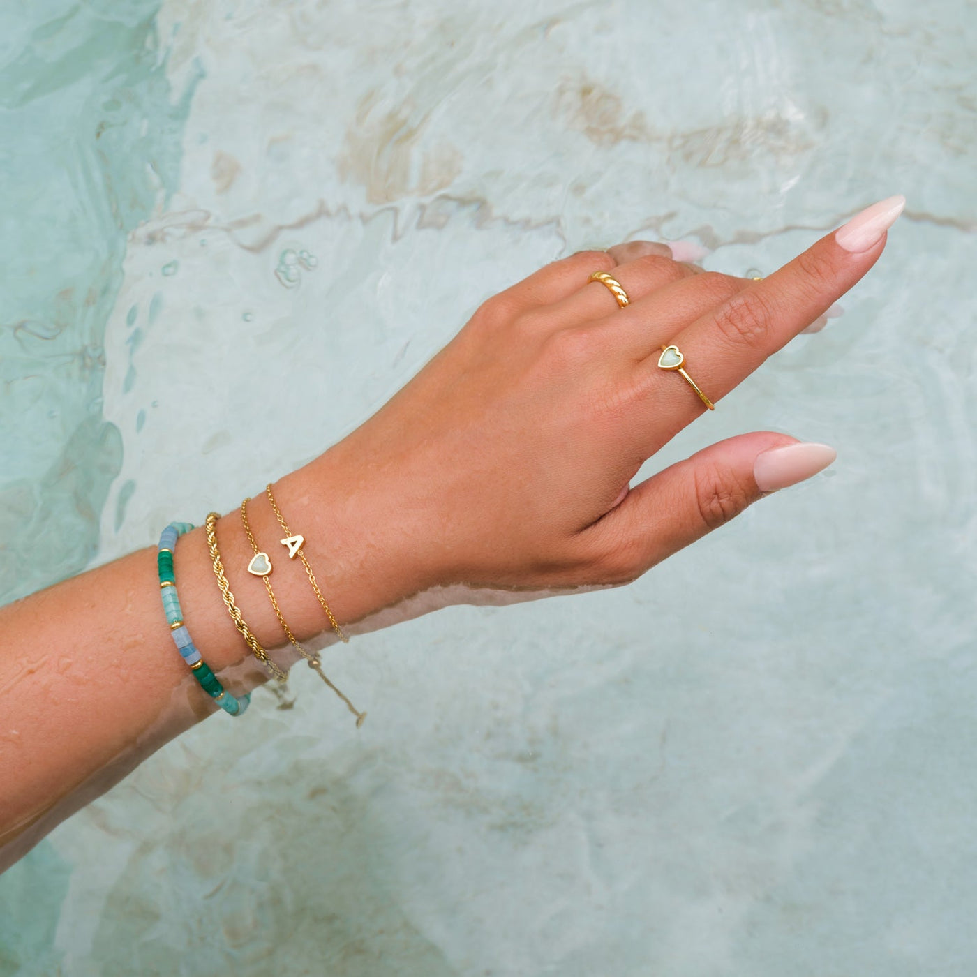 Initial Bracelet (Gold)