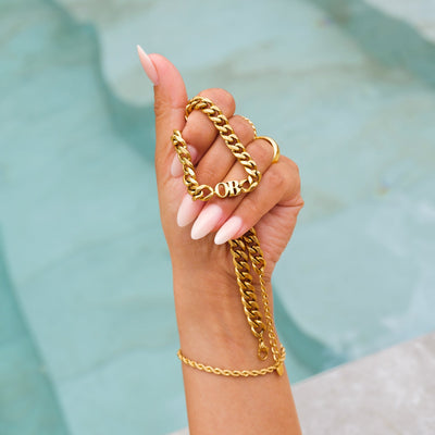 Initial Choker (Gold)