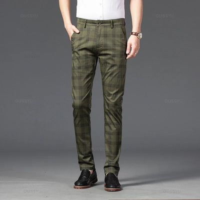 Elegante karierte Hose