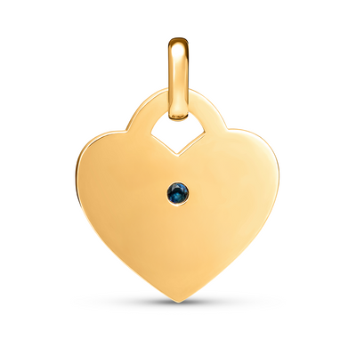 Heart Token Necklace (Gold)