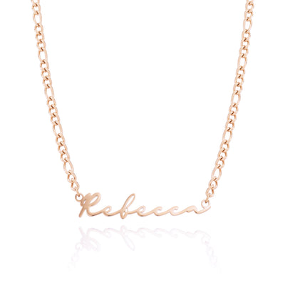 Signature Name Necklace (Rose Gold)