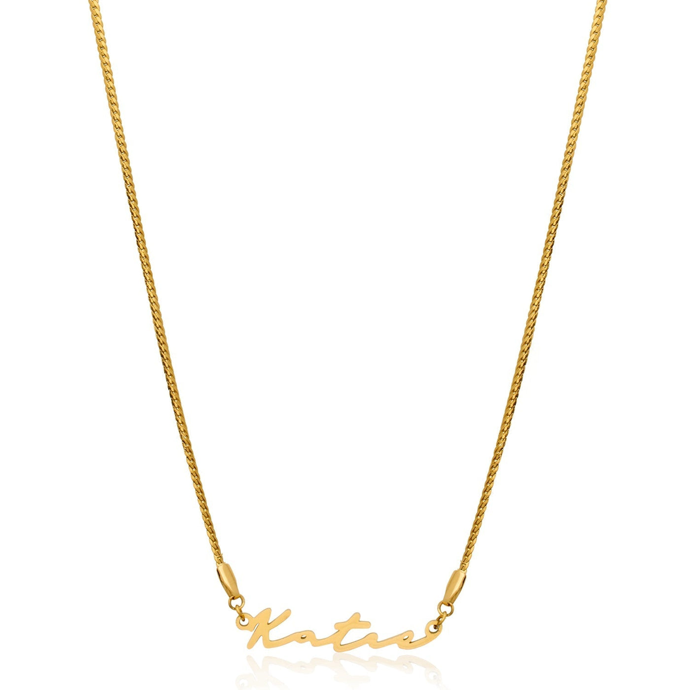 Signature Name Necklace (Gold)
