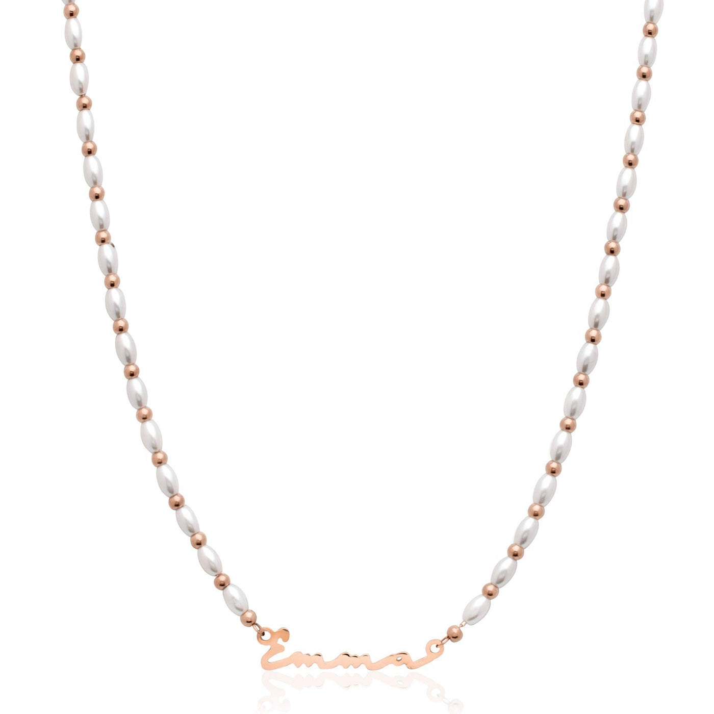 Signature Name Necklace (Rose Gold)
