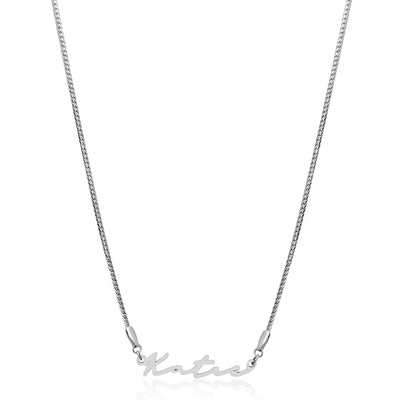 Signature Name Necklace (Silver)