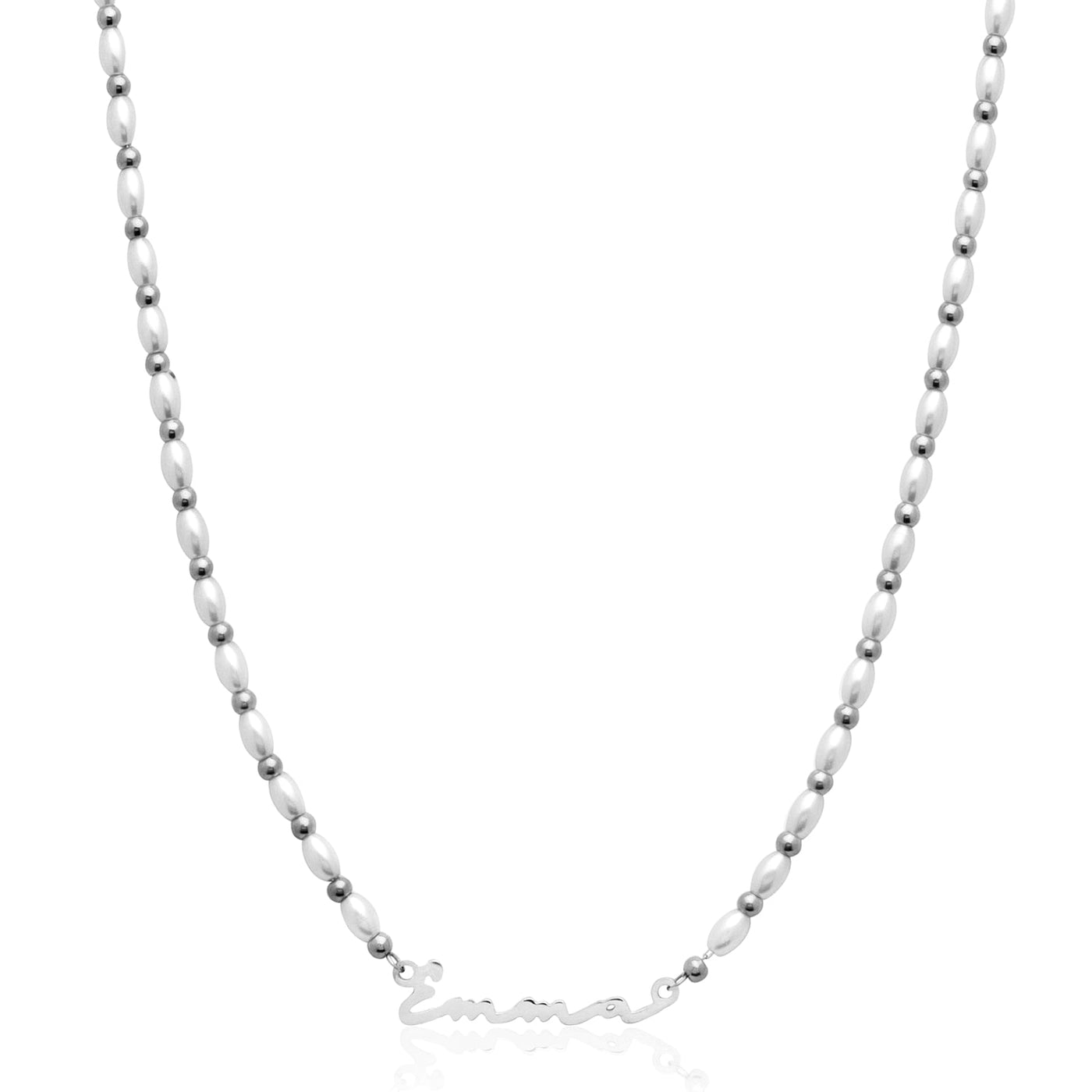 Signature Name Necklace (Silver)