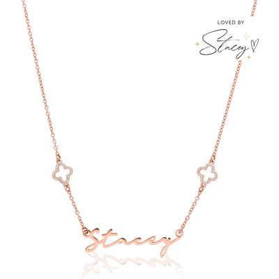 Signature Name Necklace (Rose Gold)