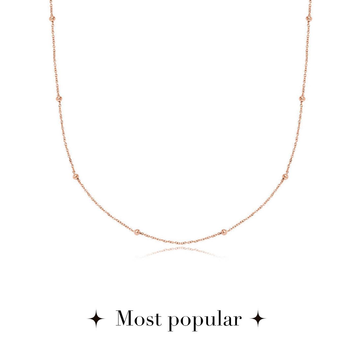 Initial Necklace (Rose Gold)