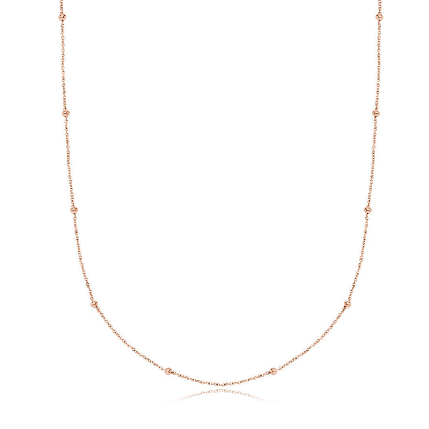 Cursive Name Necklace (Rose Gold)