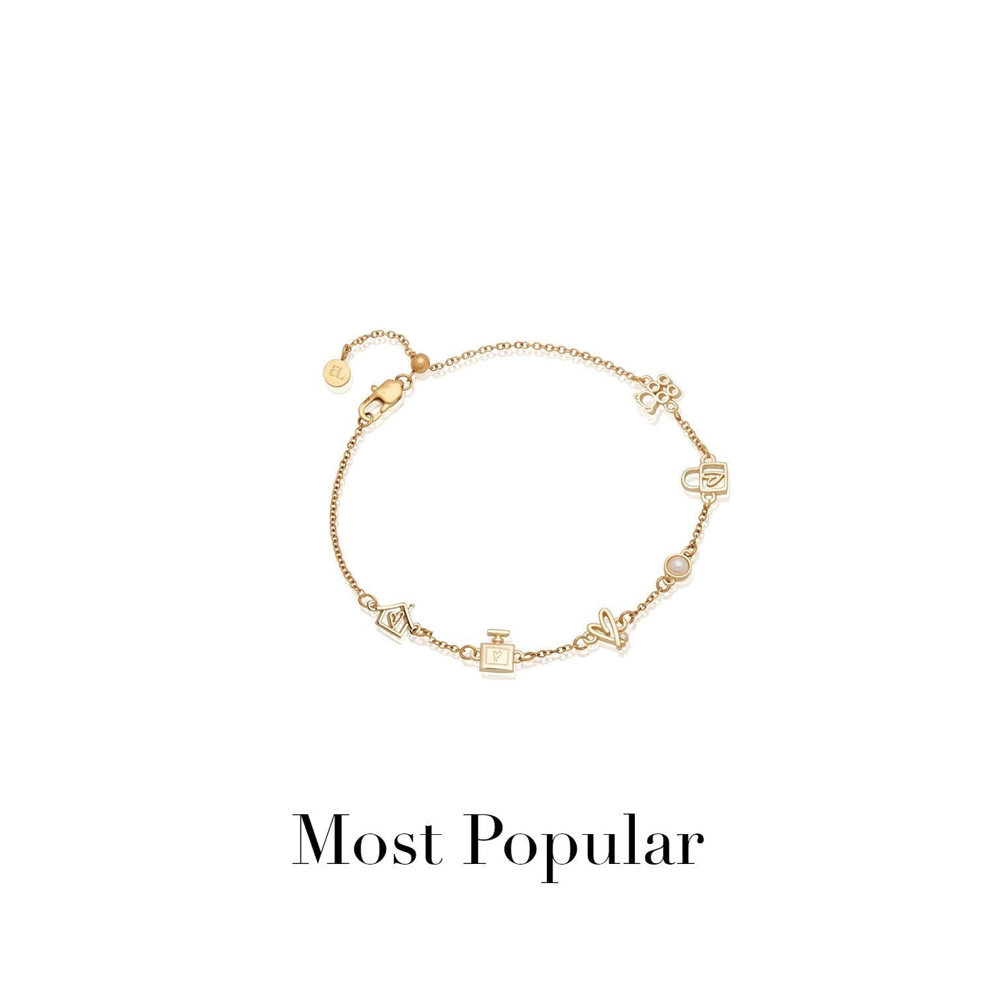 Made Mine Charm Bracelet (Gold)