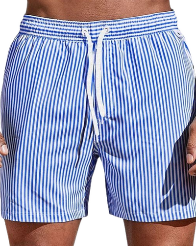 Lässige gestreifte Boardshorts