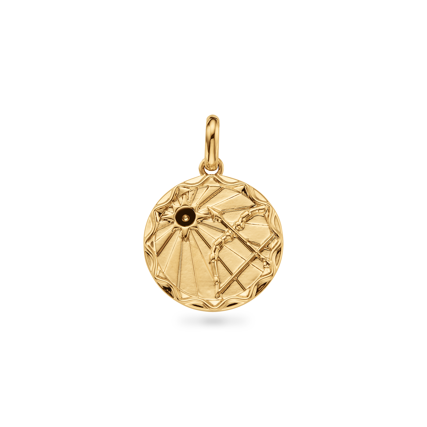 Custom Zodiac Coin Necklace (Gold)