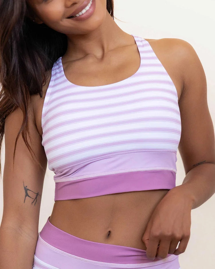 Ashbury Cut Back Crop Bikini Set