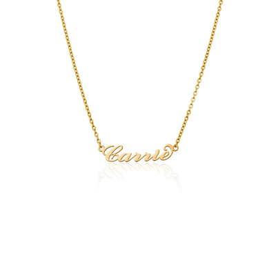 Carrie Name Necklace (Gold)