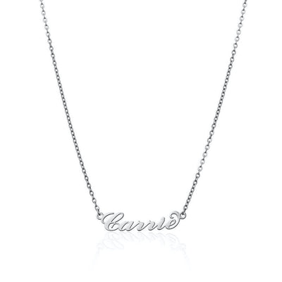 Carrie Name Necklace (Silver)