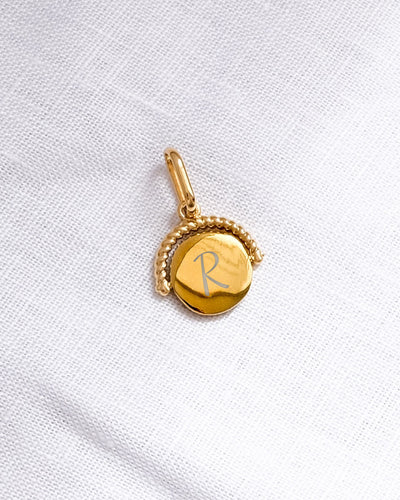 Coin Fine Chain Necklace (Gold)