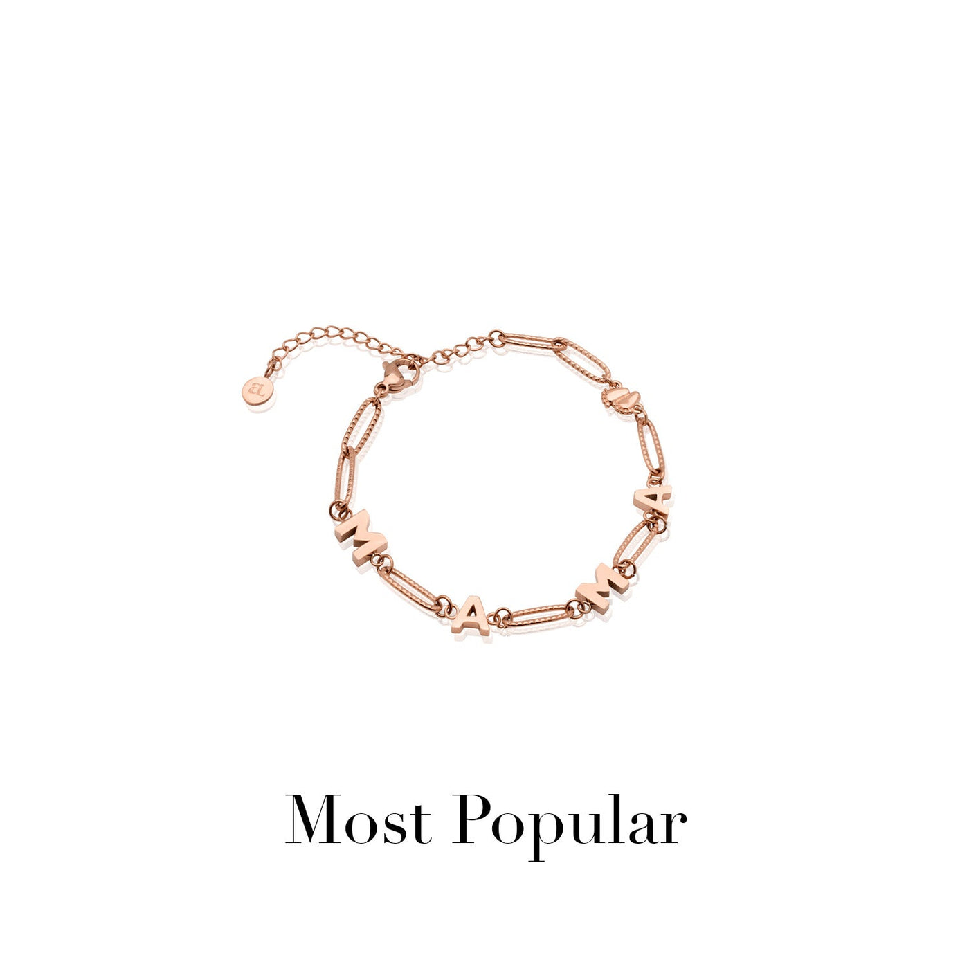Made Mine Name Bracelet (Rose Gold)