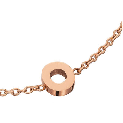 Initial Bracelet (Rose Gold)