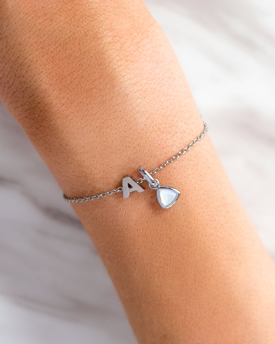 Initial Bracelet (Silver)