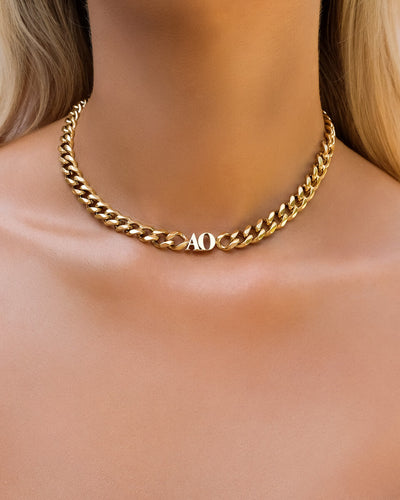 Initial Curb Set (Gold)