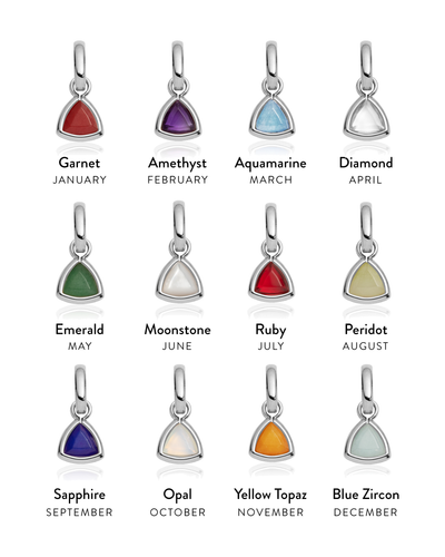 Mini Letter Sphere Chain Necklace (Silver)