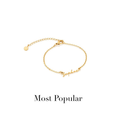 Signature Name Bracelet (Gold)