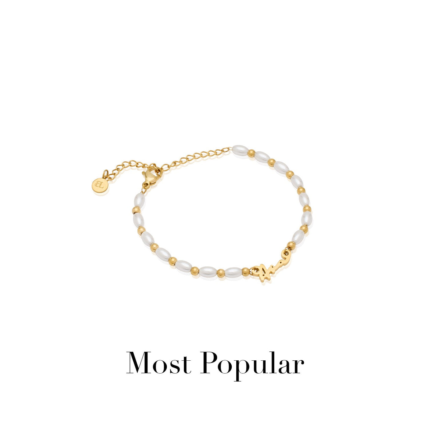 Mini Signature Name Bracelet (Gold)