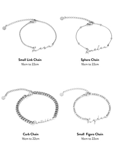 Signature Name Bracelet (Silver)