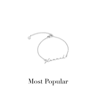 Signature Name Bracelet (Silver)
