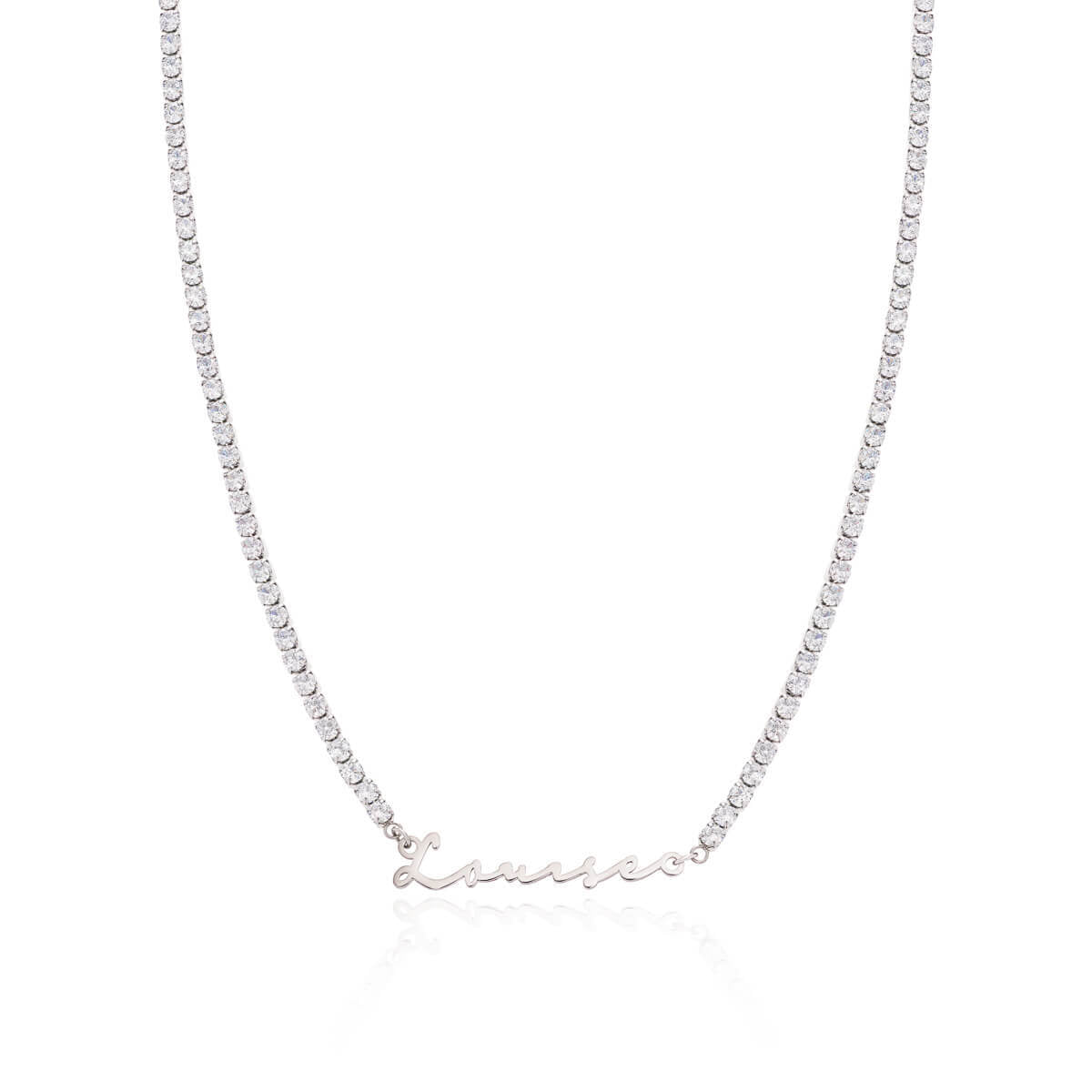 Signature Name Necklace (Silver)