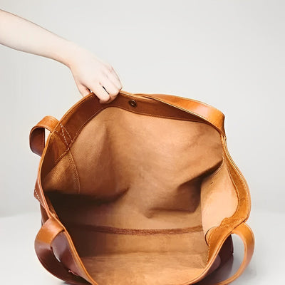 Janna - Vintage Veganes Leder Tasche