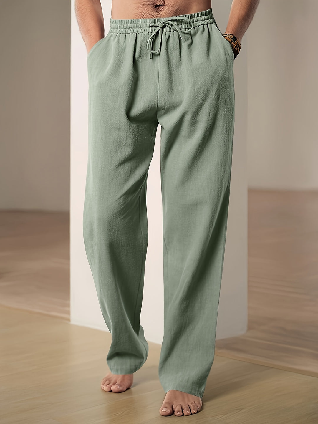 Lässige Leinen-Sommer-Hose