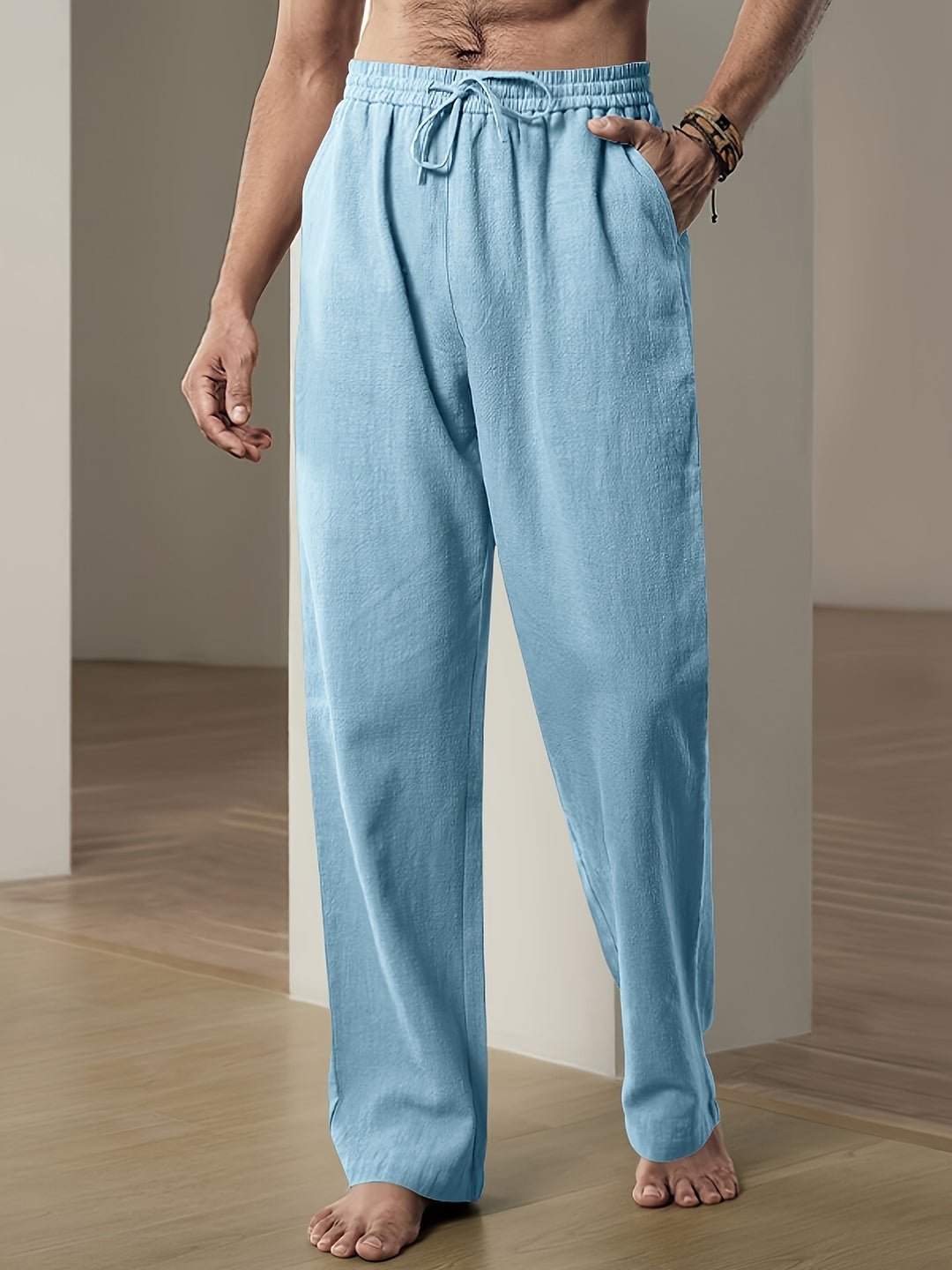 Lässige Leinen-Sommer-Hose
