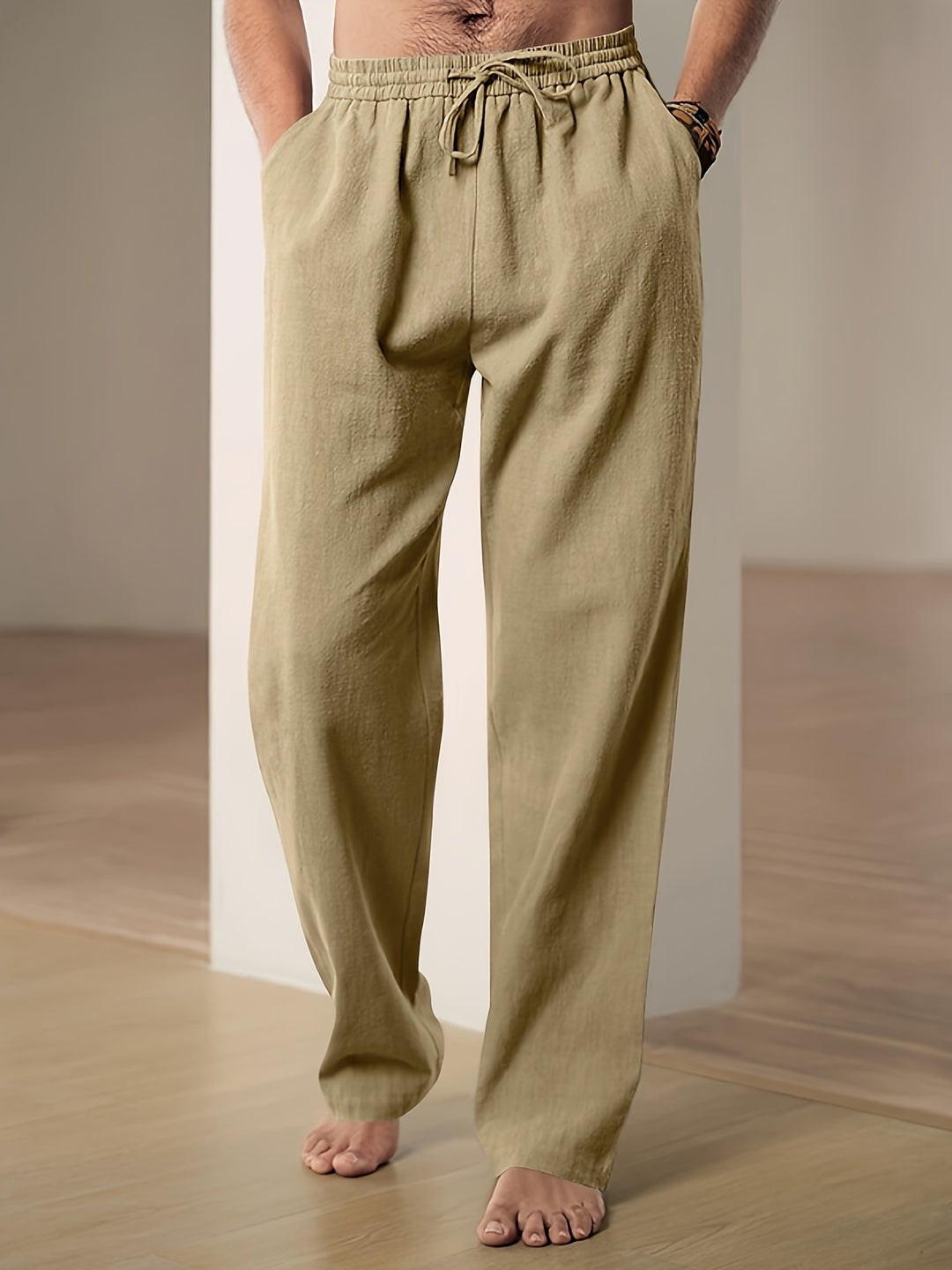 Lässige Leinen-Sommer-Hose