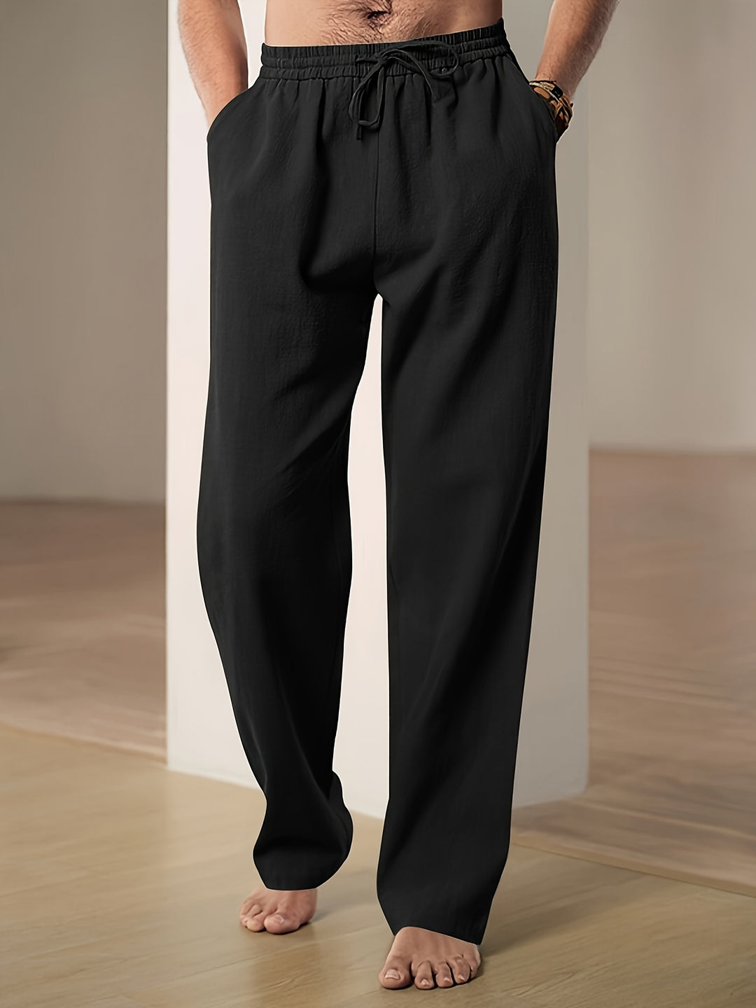 Lässige Leinen-Sommer-Hose