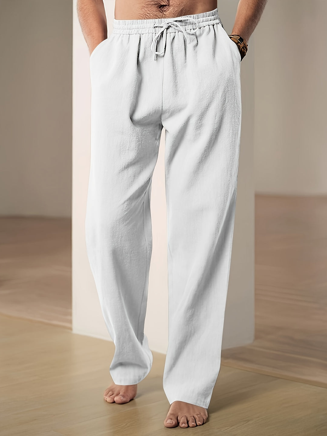 Lässige Leinen-Sommer-Hose