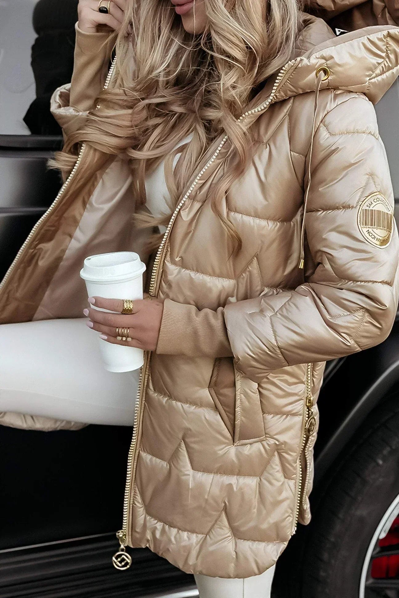 Nolwen™ | Eleganter Wintermantel Mit Kapuze