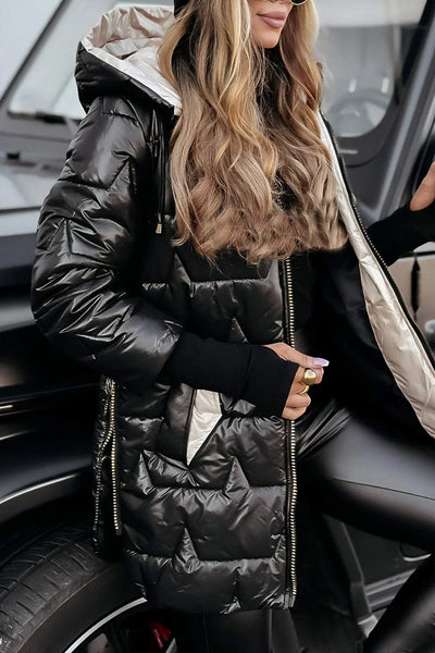 Nolwen™ | Eleganter Wintermantel Mit Kapuze
