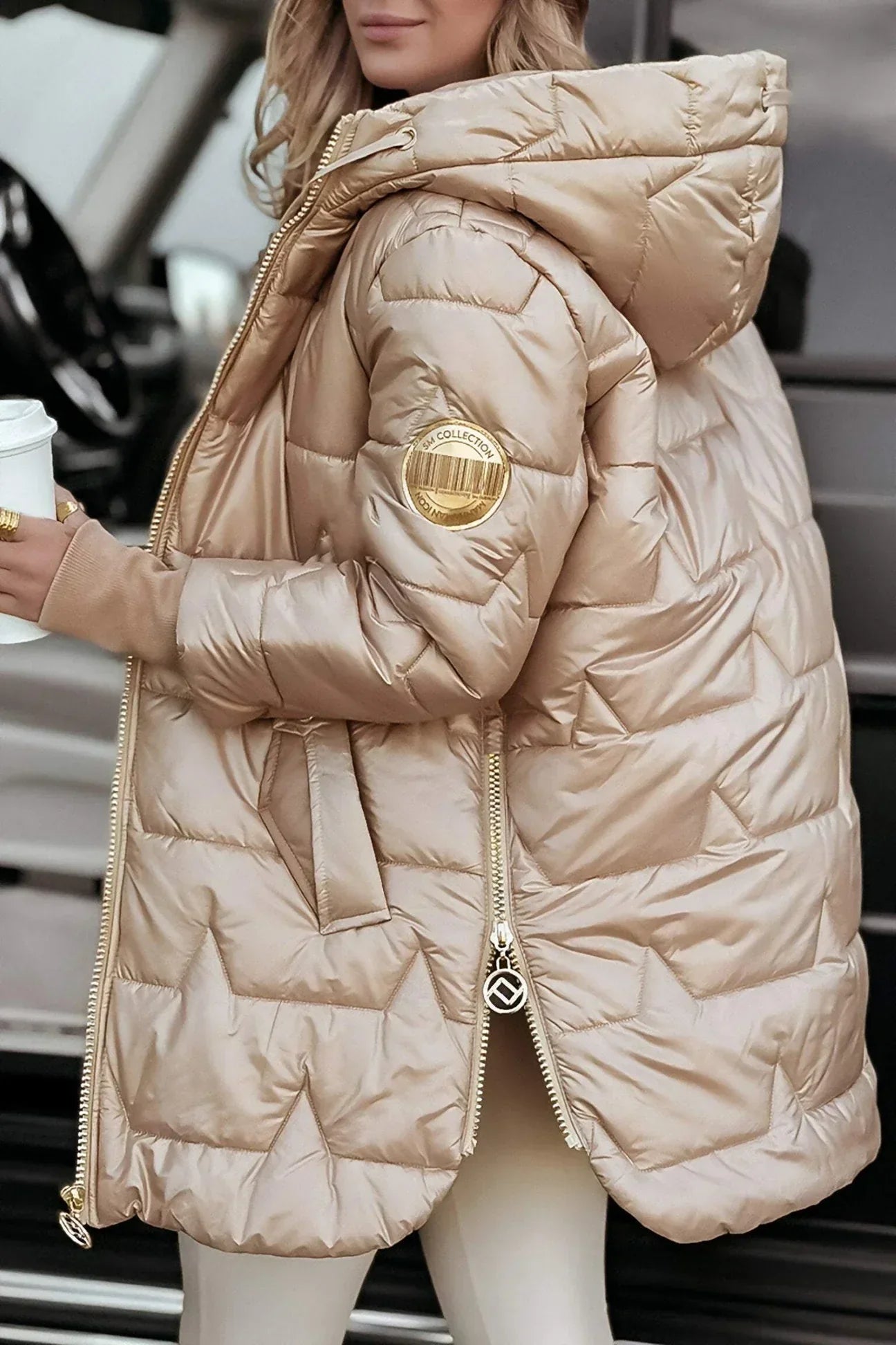 Nolwen™ | Eleganter Wintermantel Mit Kapuze