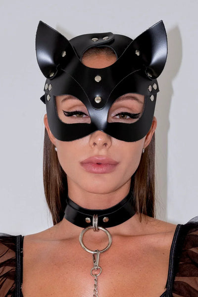 Leony's Sweet Kitty Set (Maske + Choker)