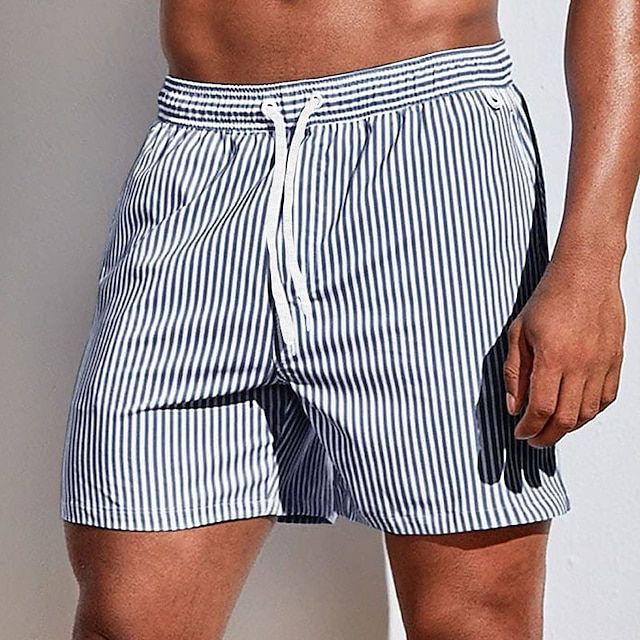 Lässige gestreifte Boardshorts